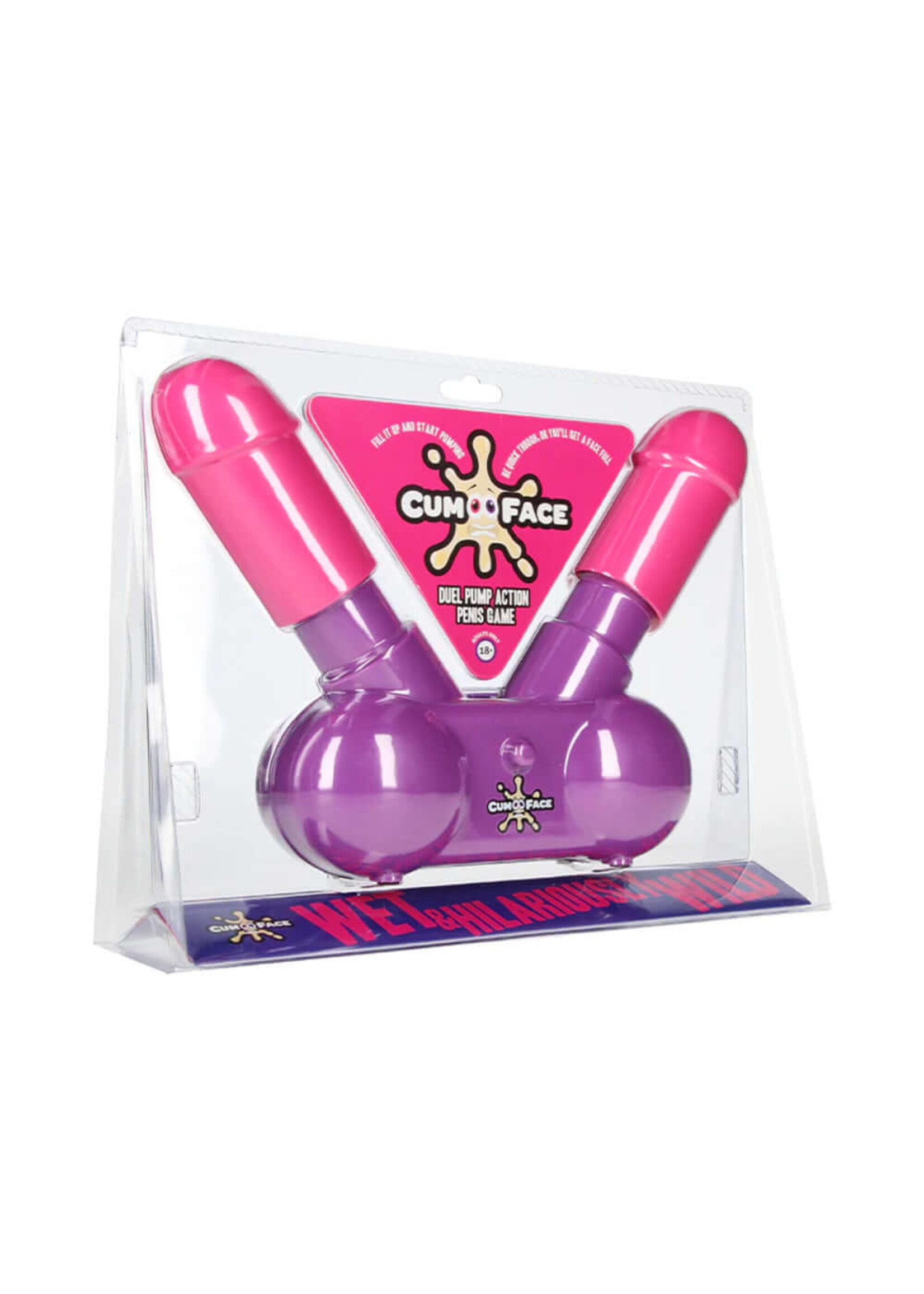 Cum Face Dual Pump Action Penis Game