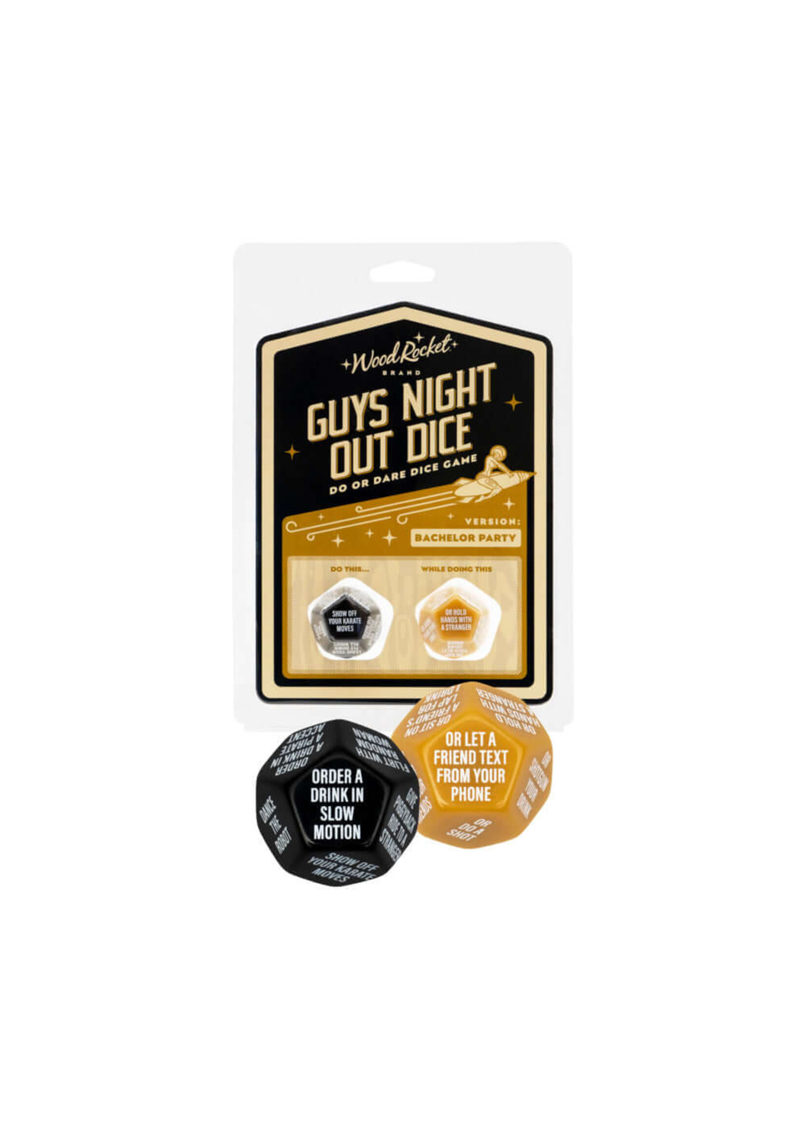 Wood Rocket LLC Guys Night Out Dice: Bachelor Party