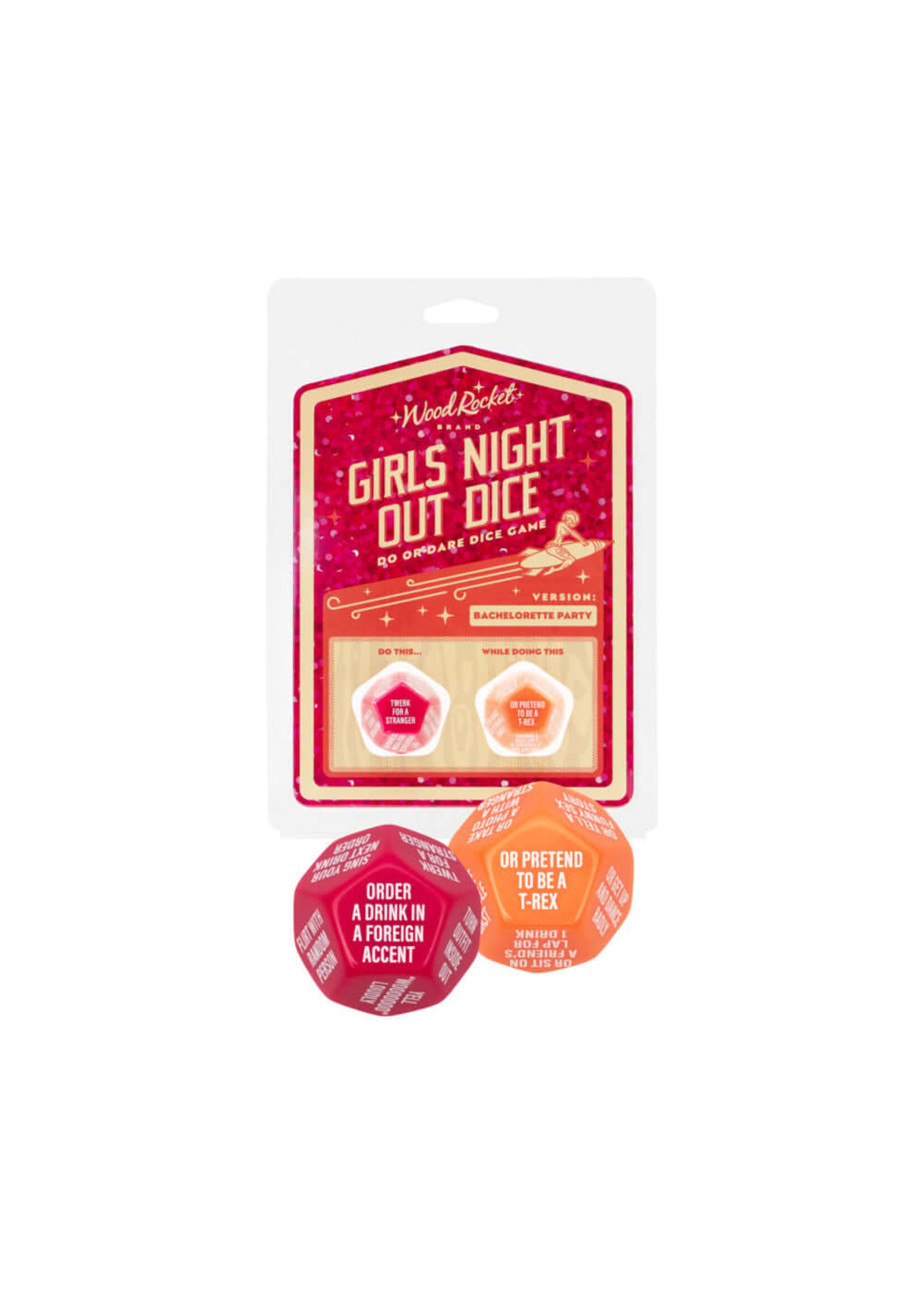 Wood Rocket LLC Girls Night Out Dice: Bachelorette Party