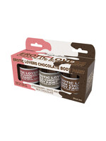 Erotic Chocolate Body Paints White/Milk Chocolate&Strawberry (3 Pack)
