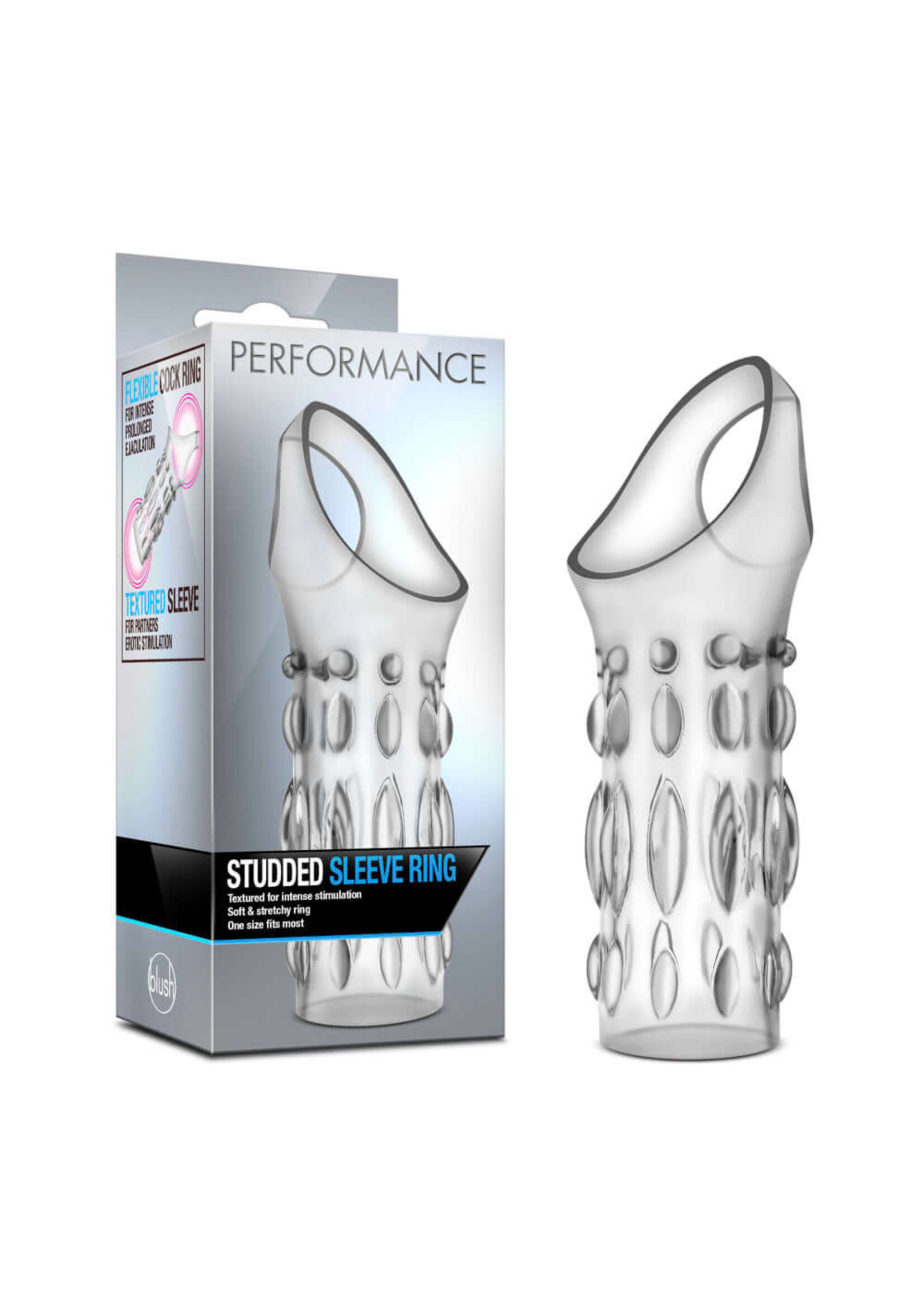 Performance Performance - Studded Sleeve Ring - Clear