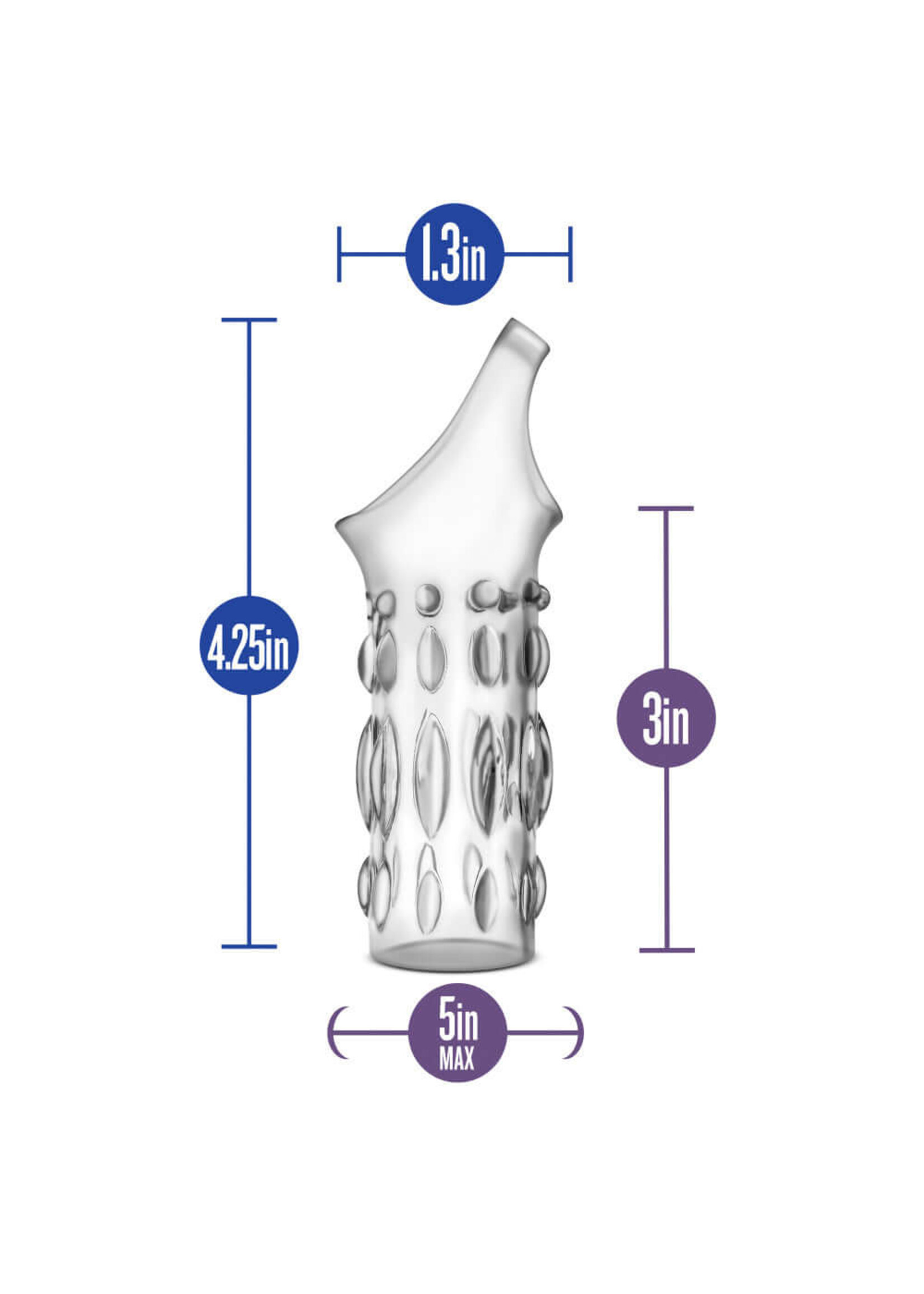 Performance Performance - Studded Sleeve Ring - Clear