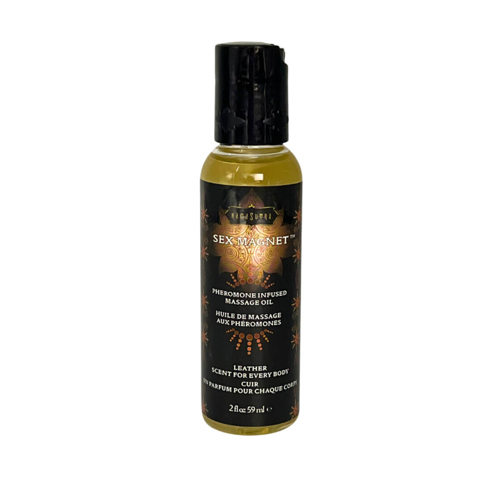 Kama Sutra Sex Magnet Pheromone - Leather Massage Oil 2 fl oz