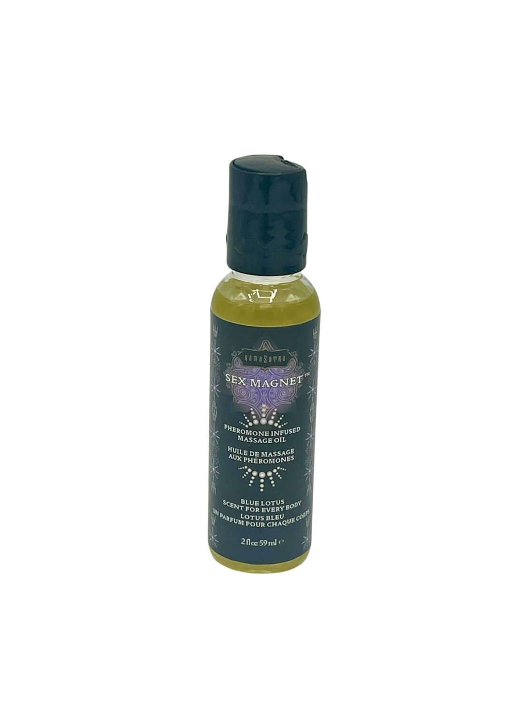 Kama Sutra Sex Magnet Pheromone - Blue Lotus Massage Oil 2 fl oz