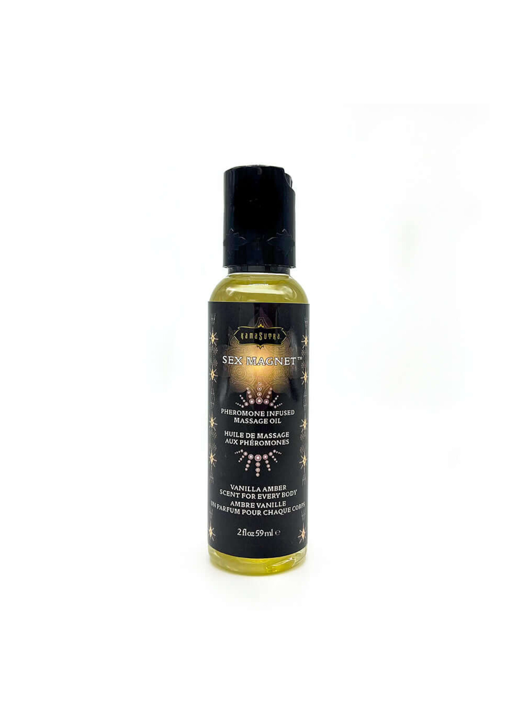 Kama Sutra Sex Magnet Pheromone - Vanilla Amber Massage Oil 2 fl oz