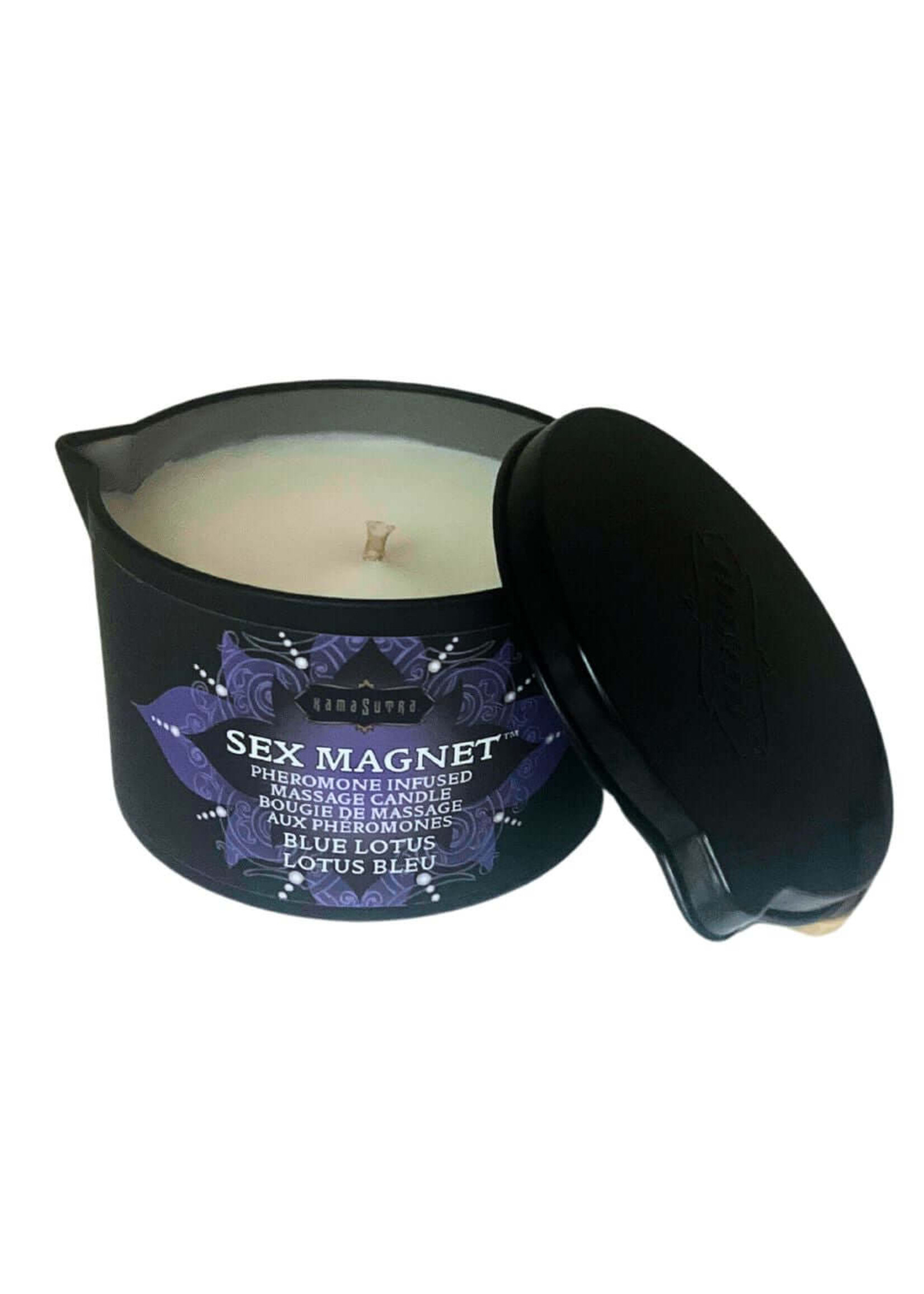 Kama Sutra Sex Magnet Blue Lotus Pour Candle 6 oz.