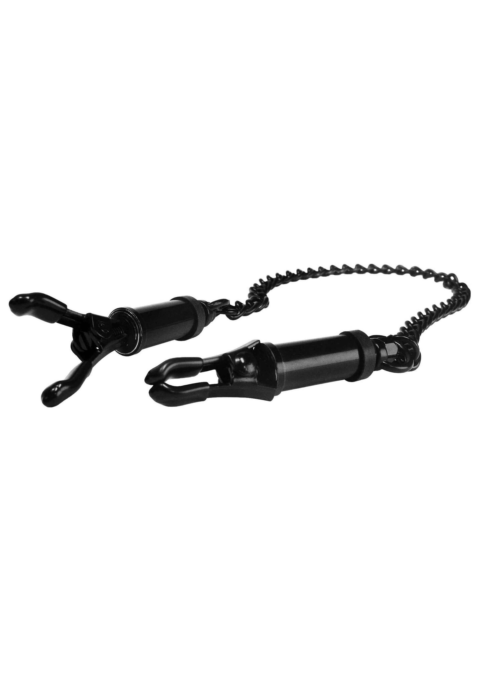 Black Deluxe Adjustable Nipple Clamps