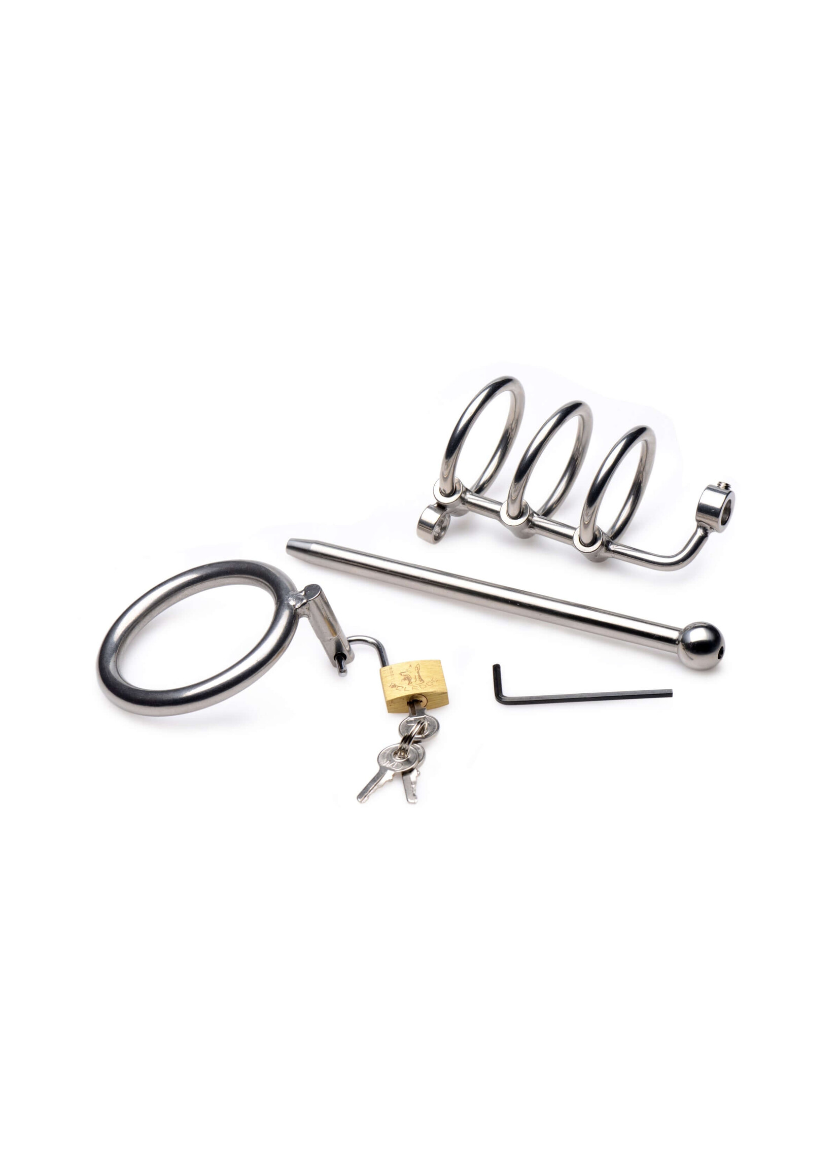 Gates of Hell Stainless Steel Adjustable Cum Through Sound Cage