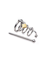 Gates of Hell Stainless Steel Adjustable Cum Through Sound Cage