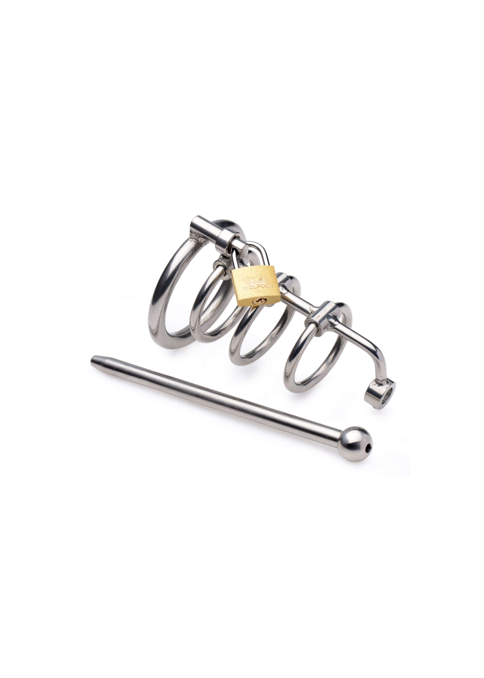 Gates of Hell Stainless Steel Adjustable Cum Through Sound Cage