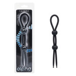 Cal Exotic Novelties Alpha Liquid Silicone Dual Lasso - Black