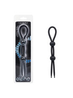 Cal Exotic Novelties Alpha Liquid Silicone Dual Lasso - Black