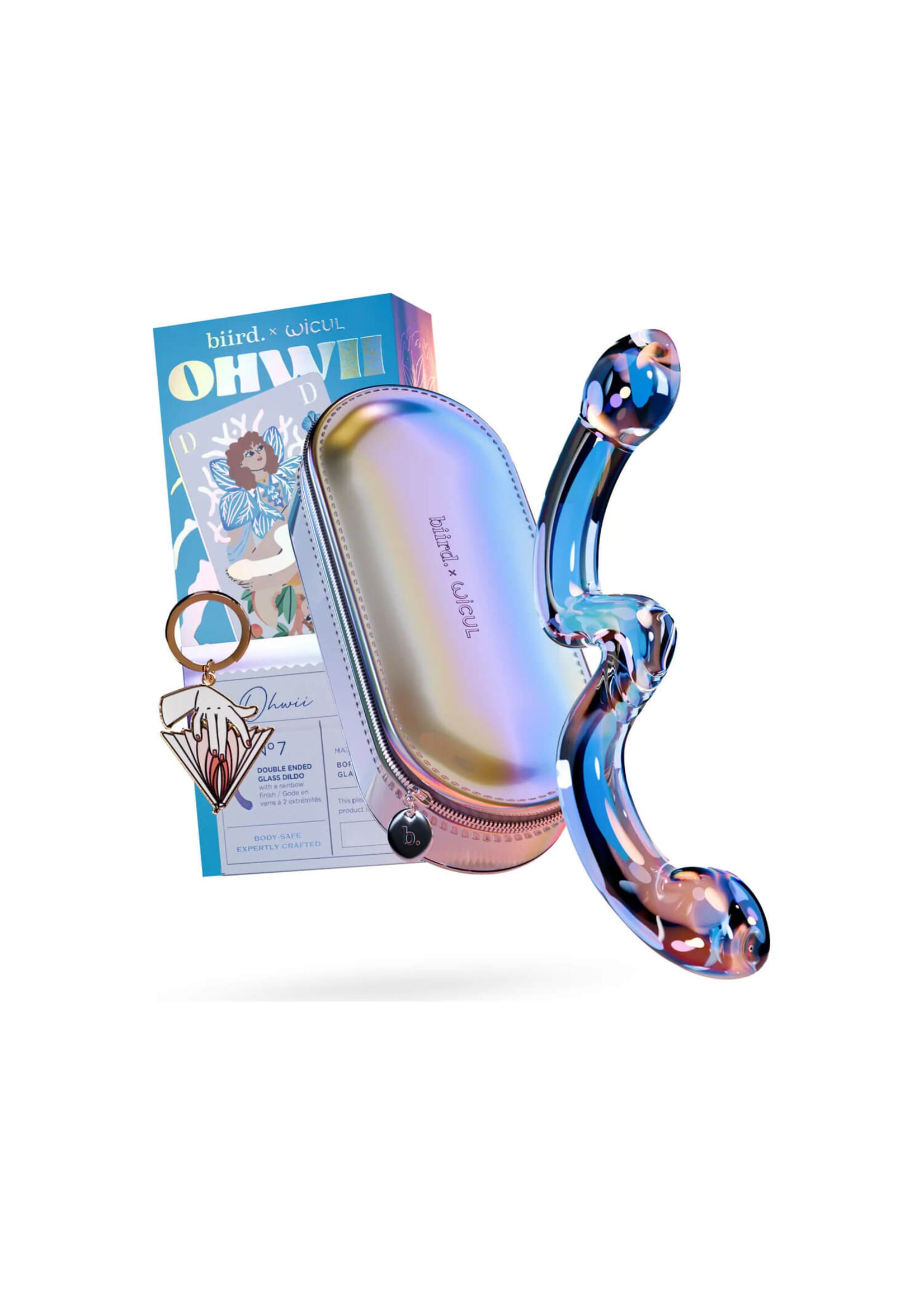 Biird Biird x Wicul OhWii Double-Ended Glass Dildo