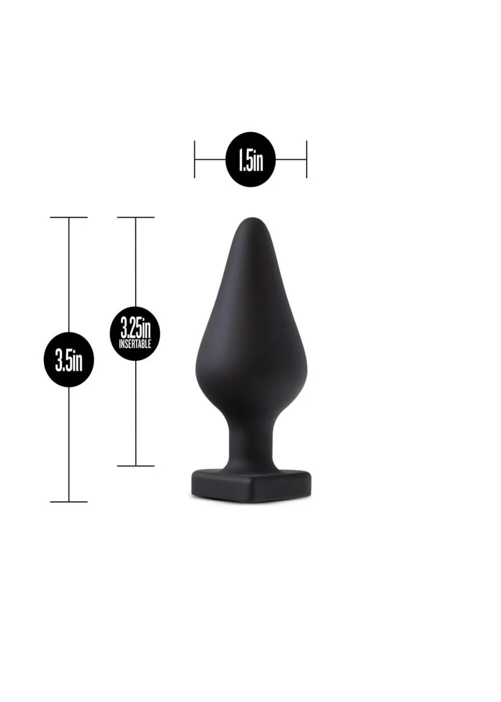 Temptasia - Spank Me Butt Plug - Black