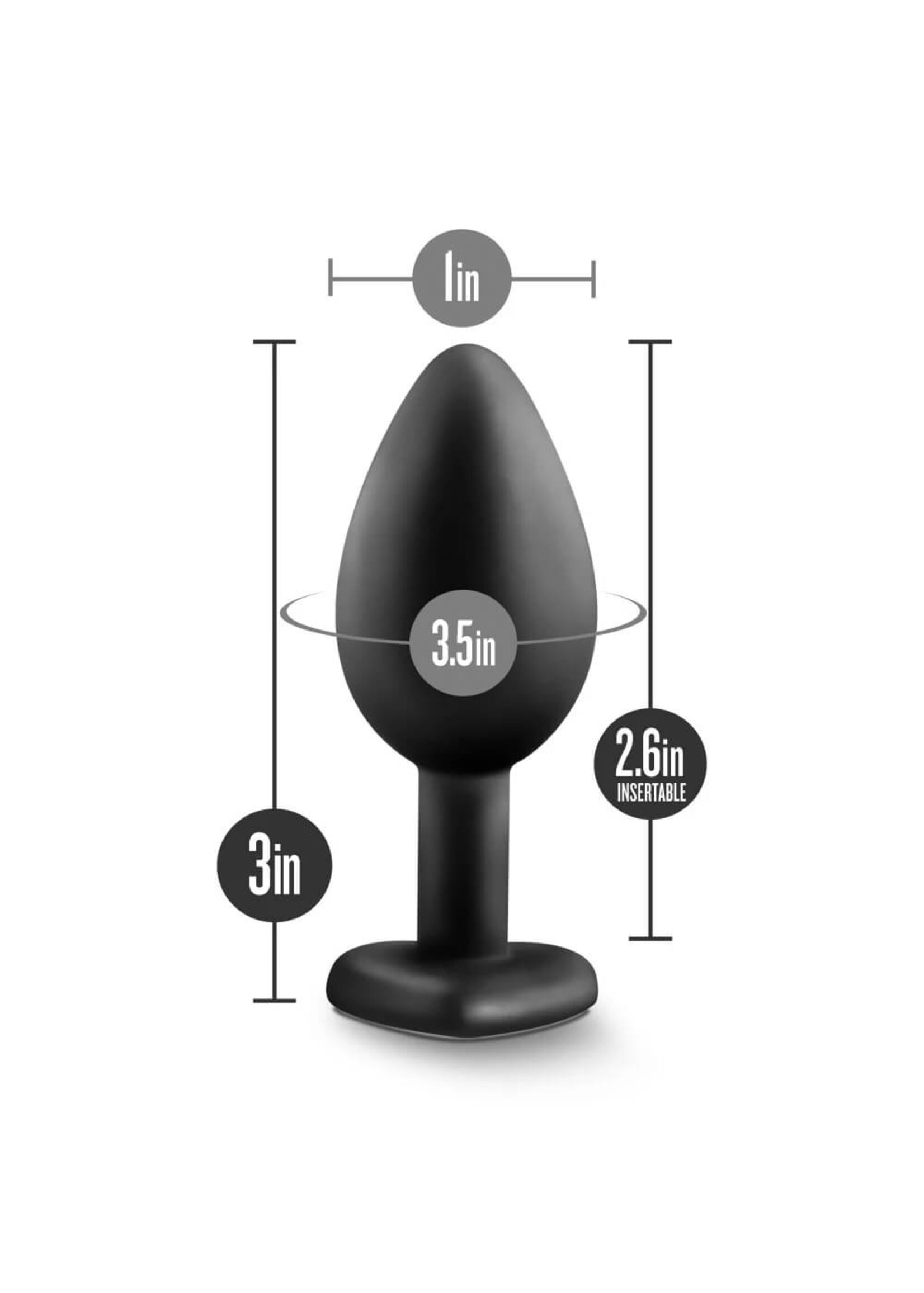 Temptasia - Bling Plug Small - Black