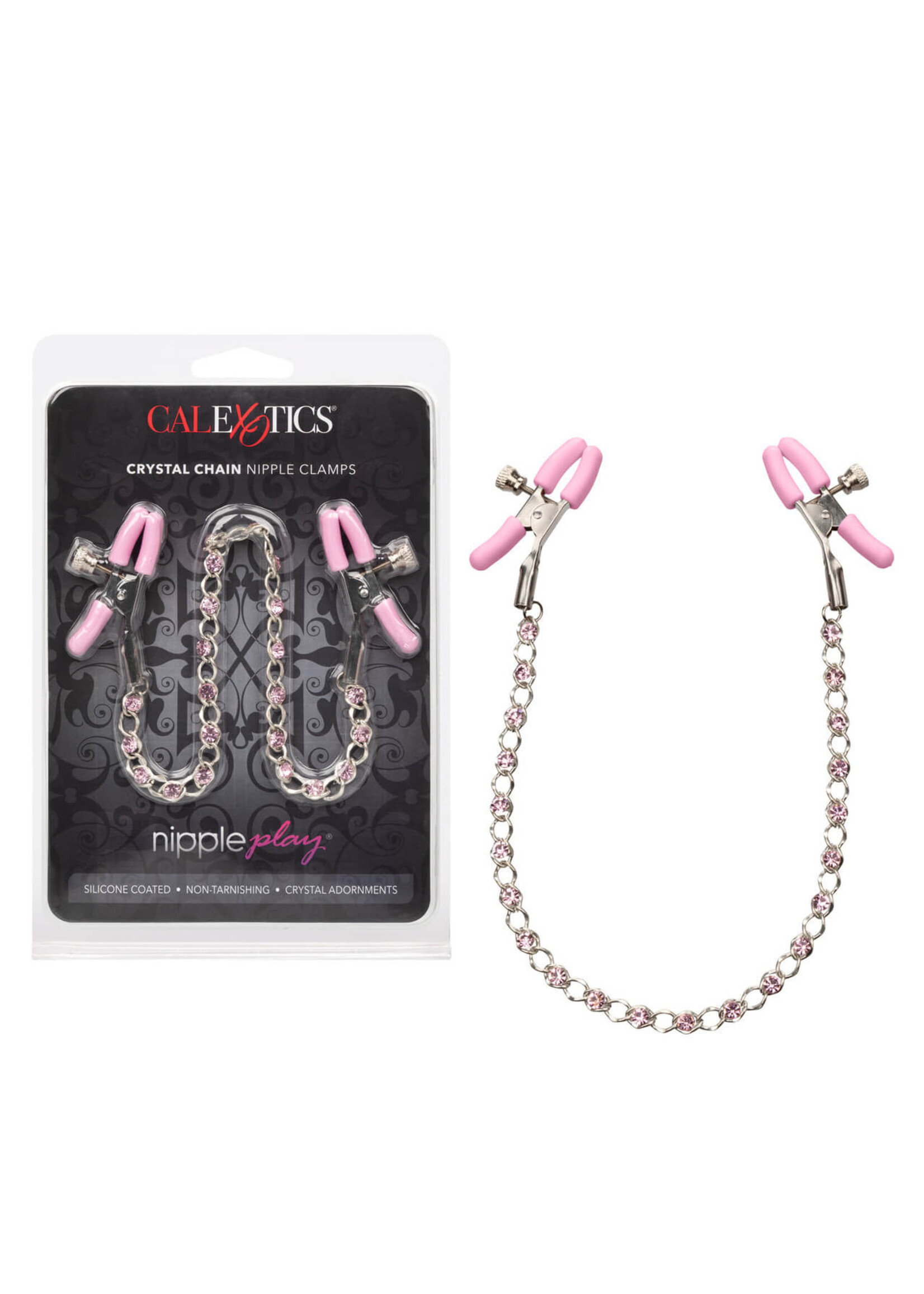 Nipple Play Nipple Play Crystal Chain Nipple Clamps