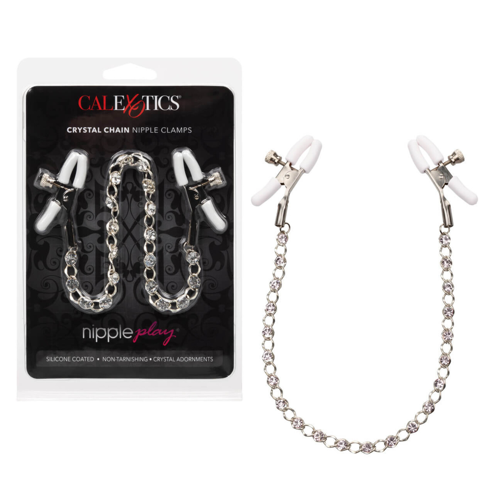 Nipple Play Nipple Play Crystal Chain Nipple Clamps