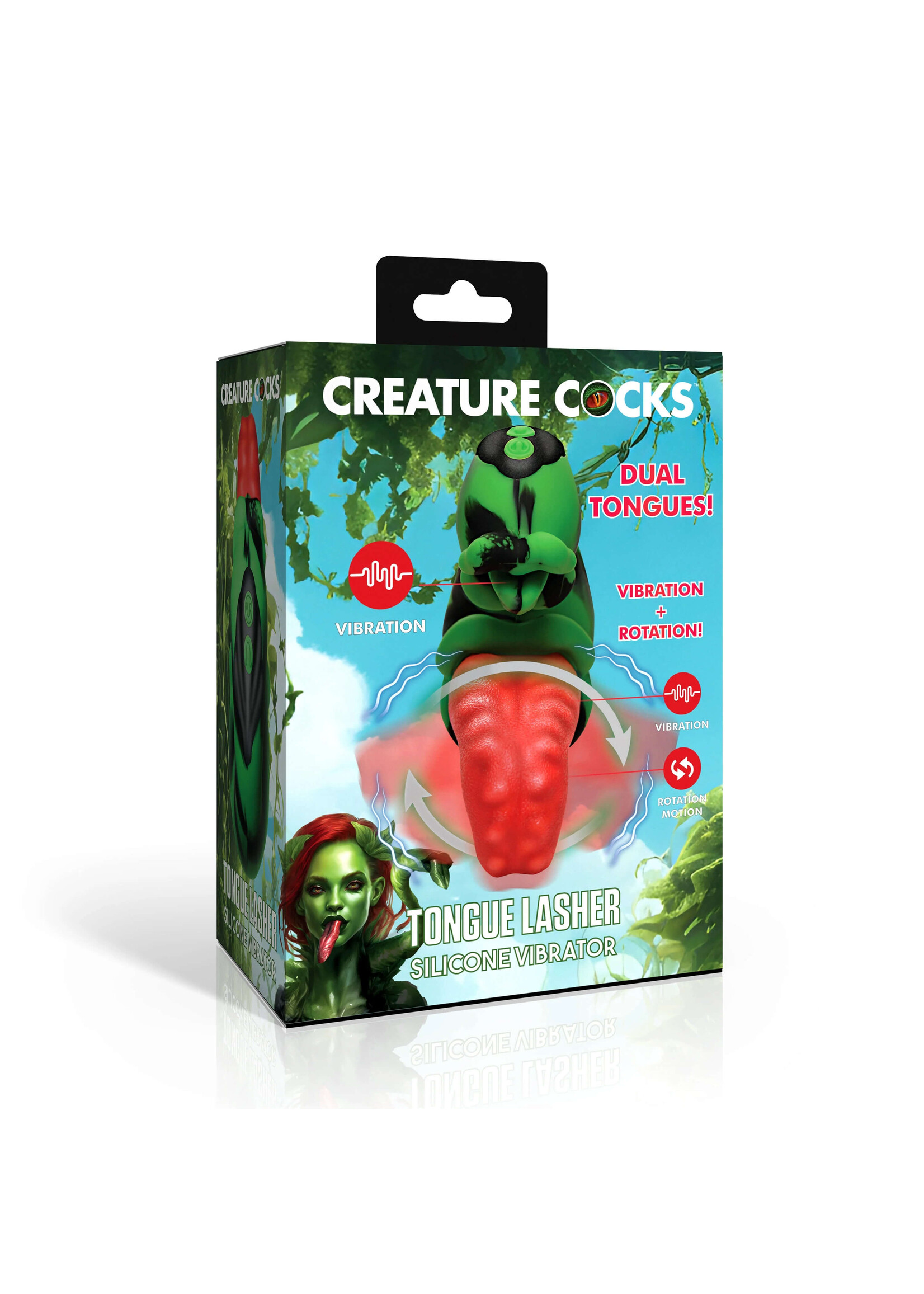Creature Cocks Tongue Lasher Silicone Vibrator