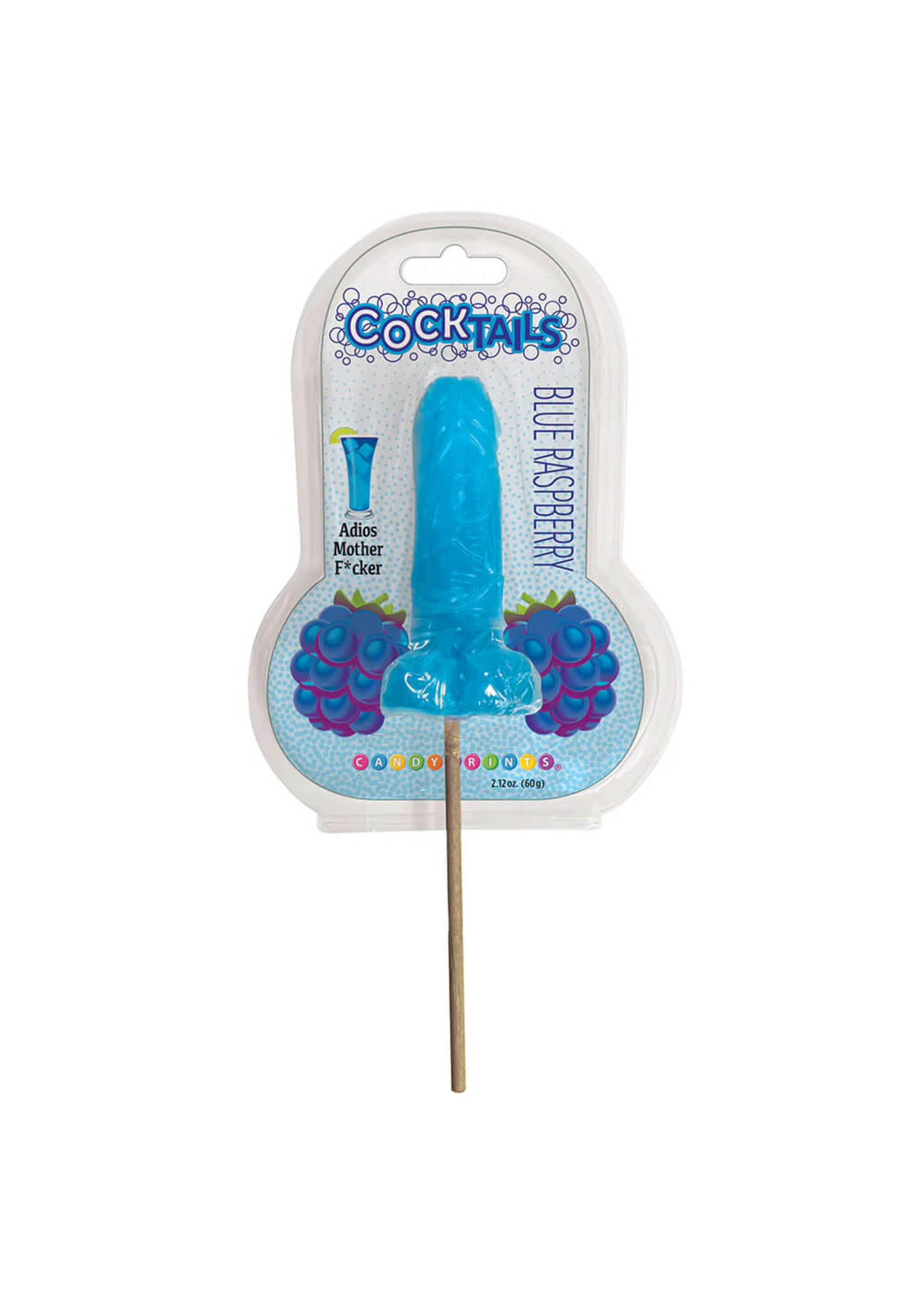 Cocktails 3D Lollipops Blue Raspberry
