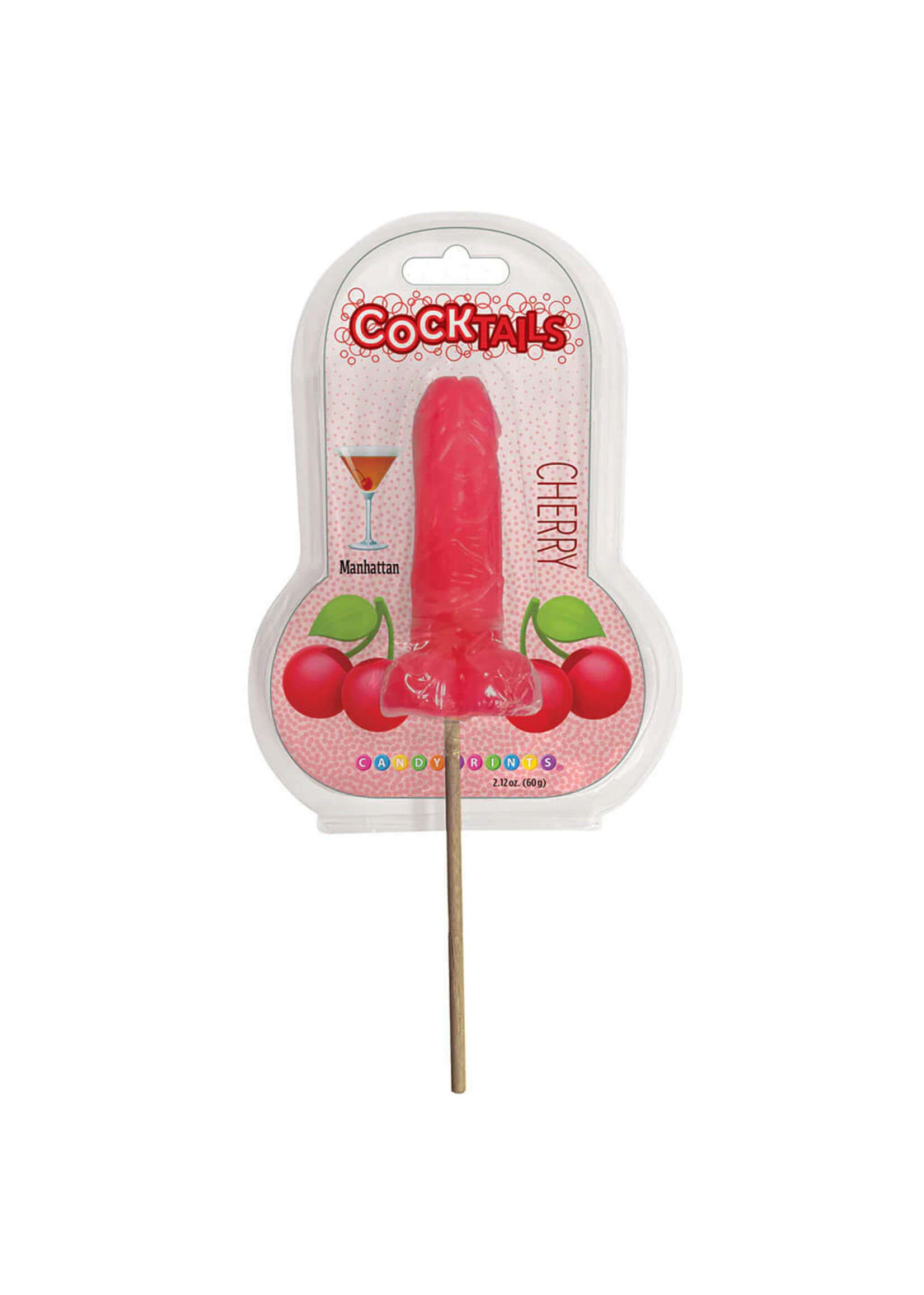 Cocktails 3D Lollipops Cherry
