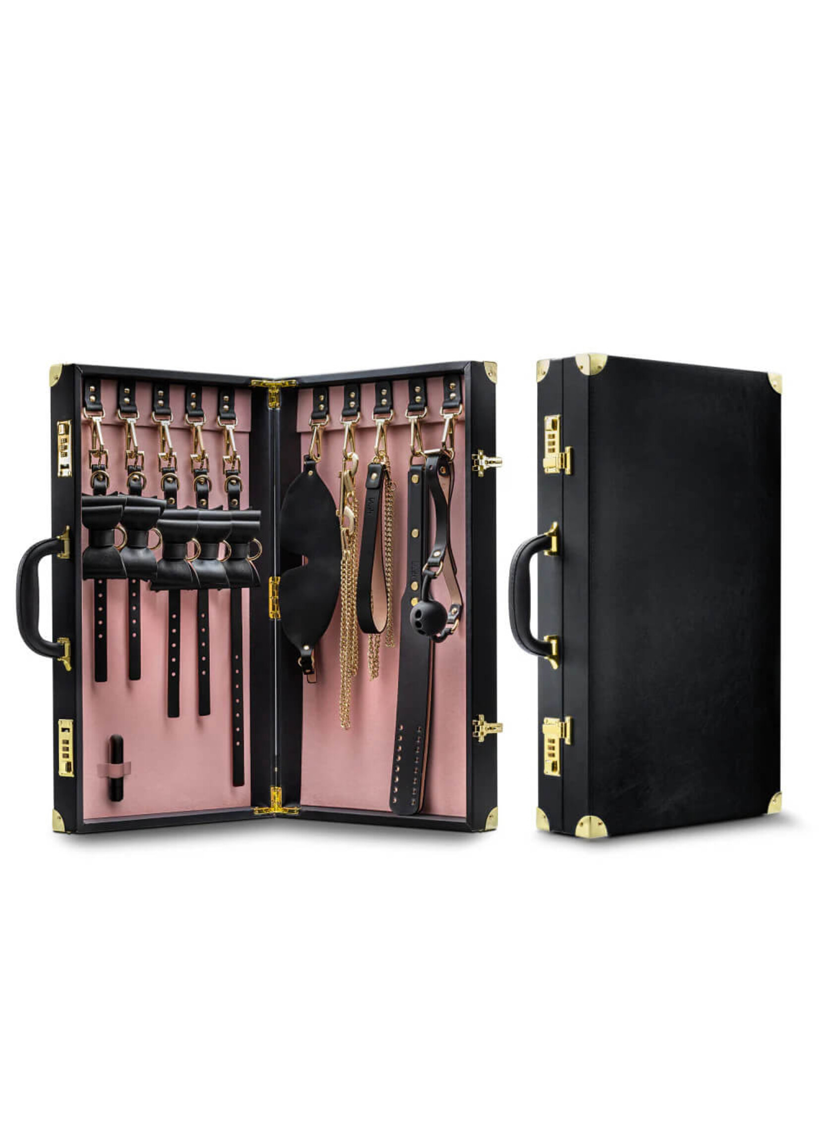 Blush Temptasia - Safe Word - Bondage Kit with Suitcase - Black
