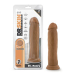 Dr. Skin Dr. Skin Silicone - Dr. Henry - 9 Inch Dildo with Suction Cup - Mocha
