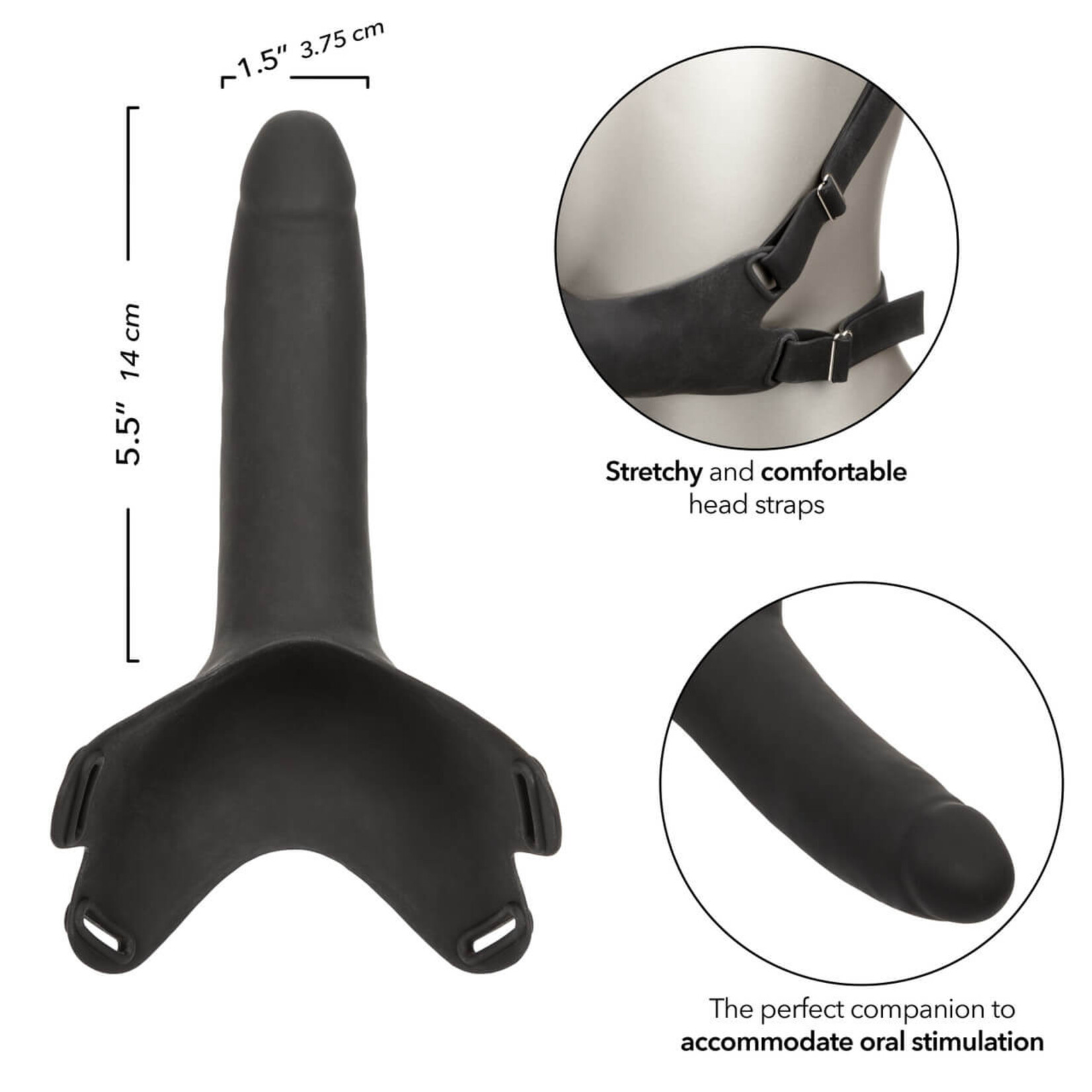 Cal Exotic Novelties Accommodator Silicone Dong – Black