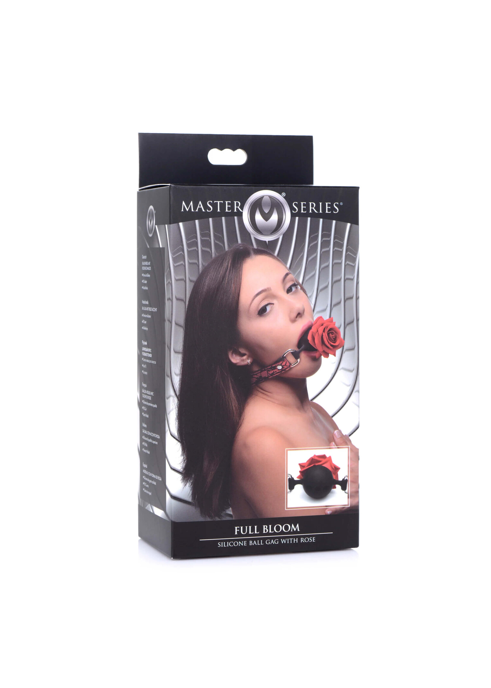 Silicone Ball Gag with Rose