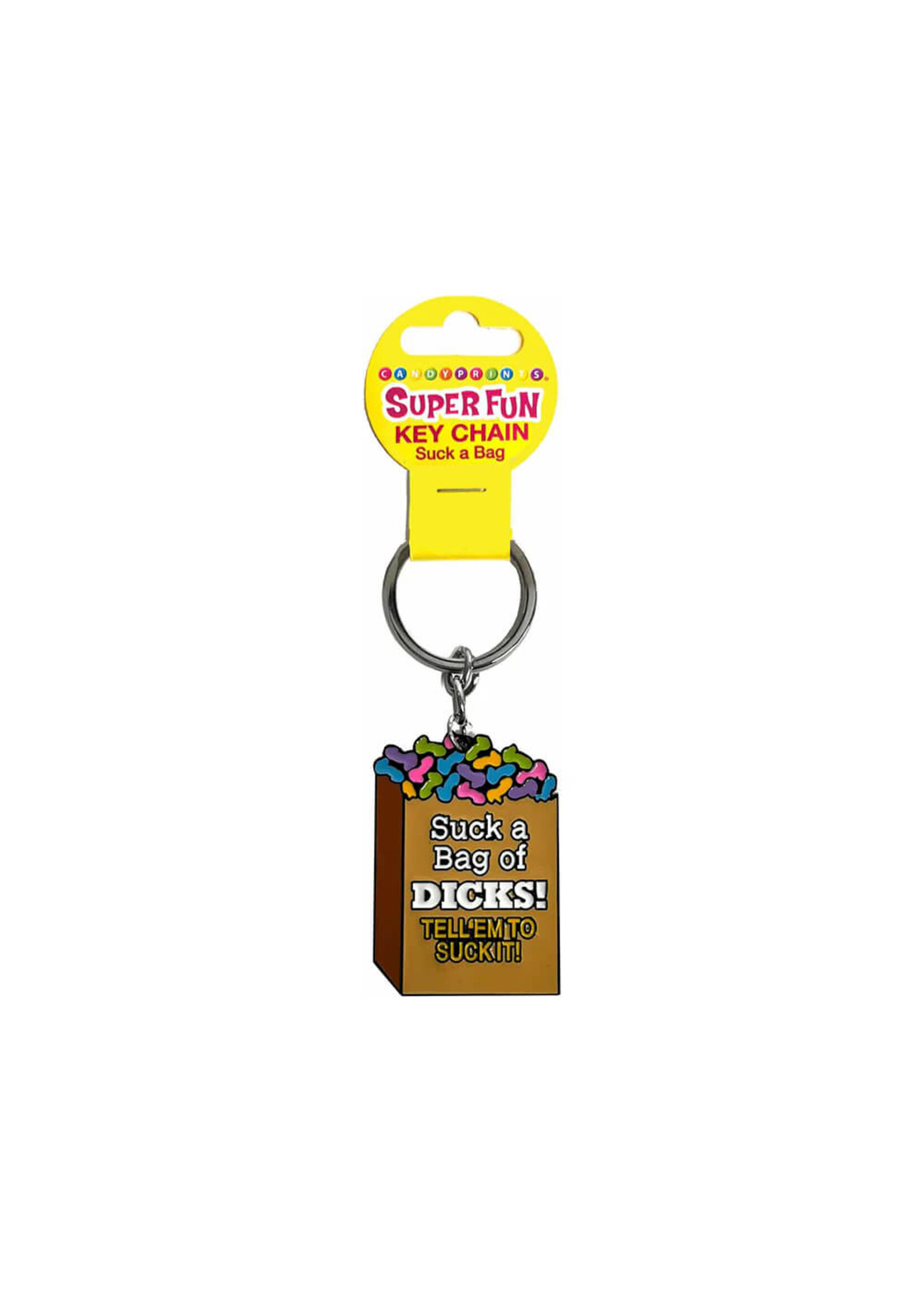 Super Fun Key Chain Suck a Bag of Dicks