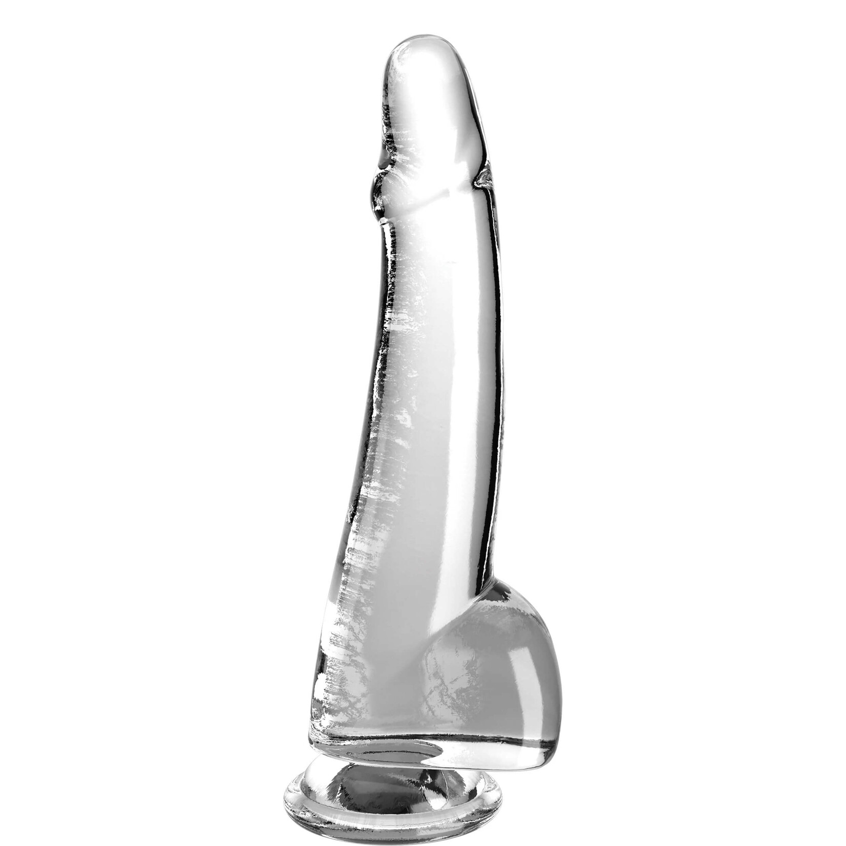 King Cock Clear 10" Cock w/Balls