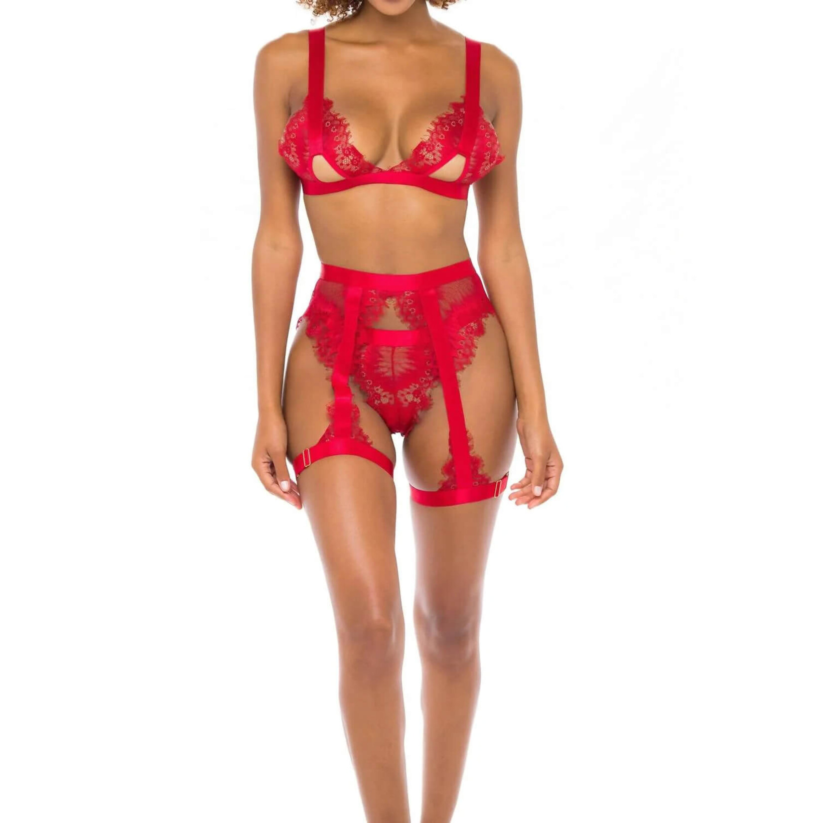 Oh La La Janet 3PC Garter Set