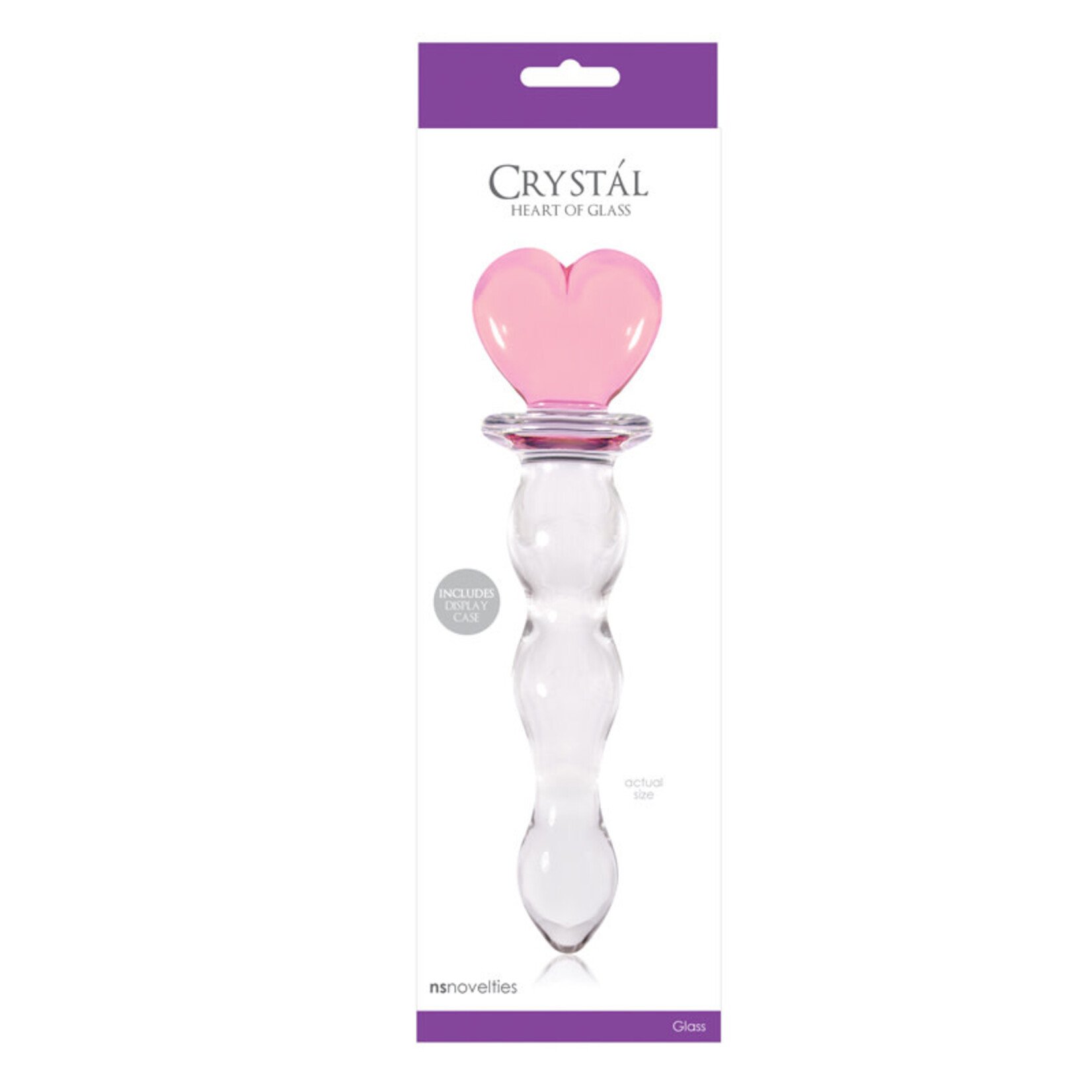 NS Novelties Crystal - Heart of Glass - Pink