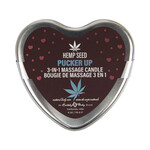 Earthly Body Hemp Seed 3-in-1 Massage Candle Pucker Up