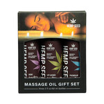 Earthly Body Hemp Seed Valentine '26 Massage Oil Trio Gift Set
