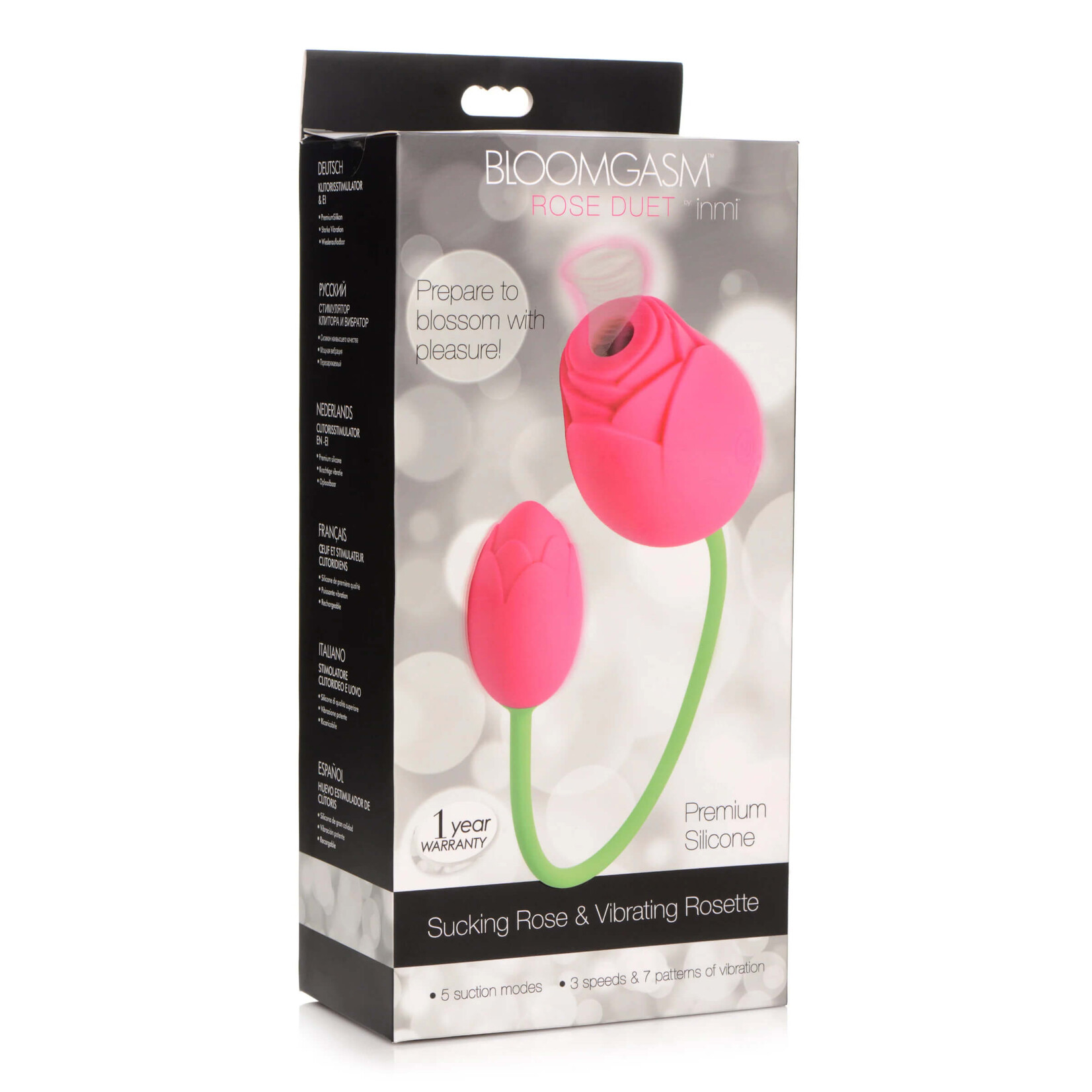 Bloomgasm Bloomgasm Rose Duet Sucking & Vibrating Silicone Duo