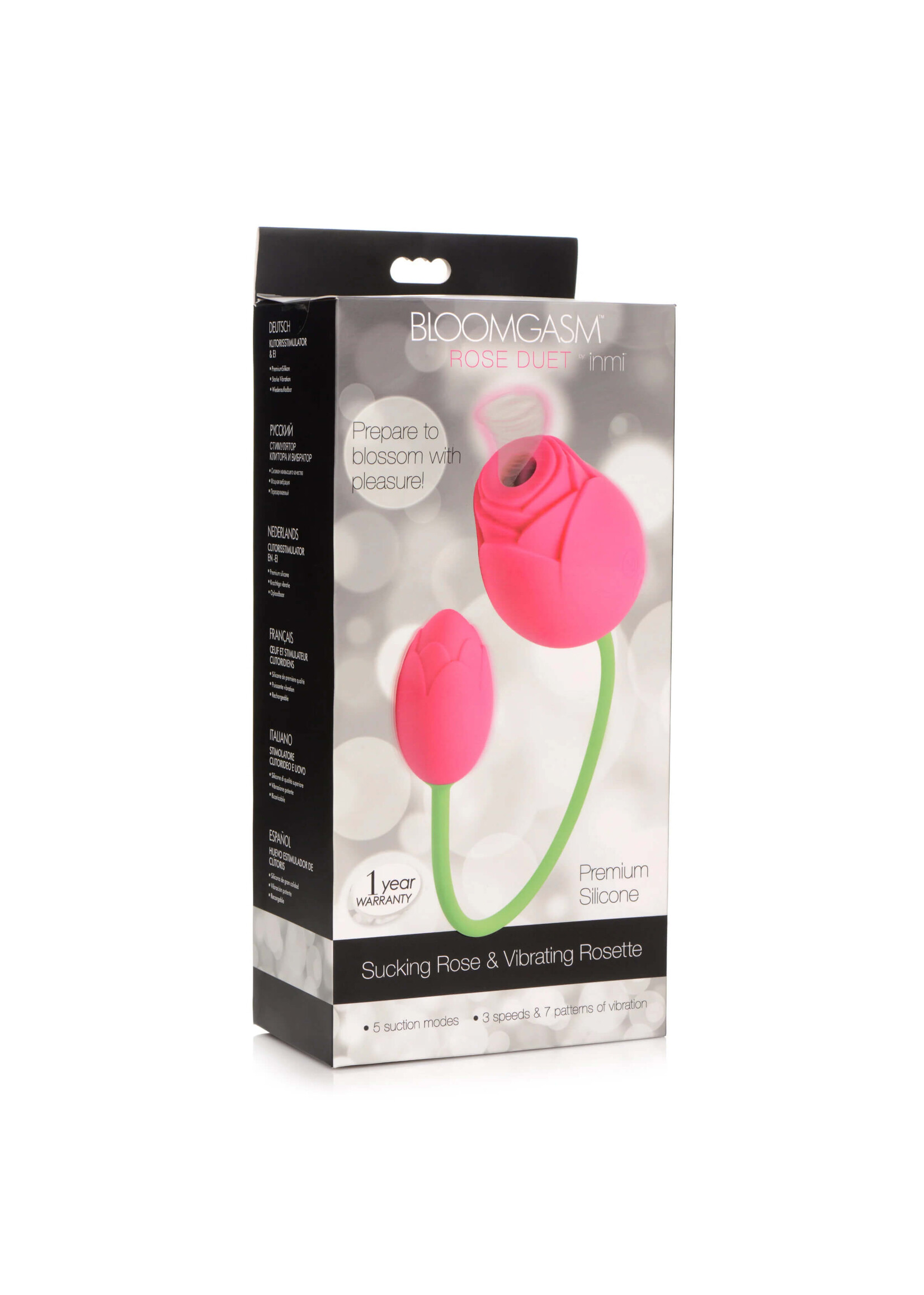 Bloomgasm Bloomgasm Rose Duet Sucking & Vibrating Silicone Duo