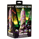 Creature Cocks Dragon Spawn Dragon Ovipositor Silicone Dildo with Eggs
