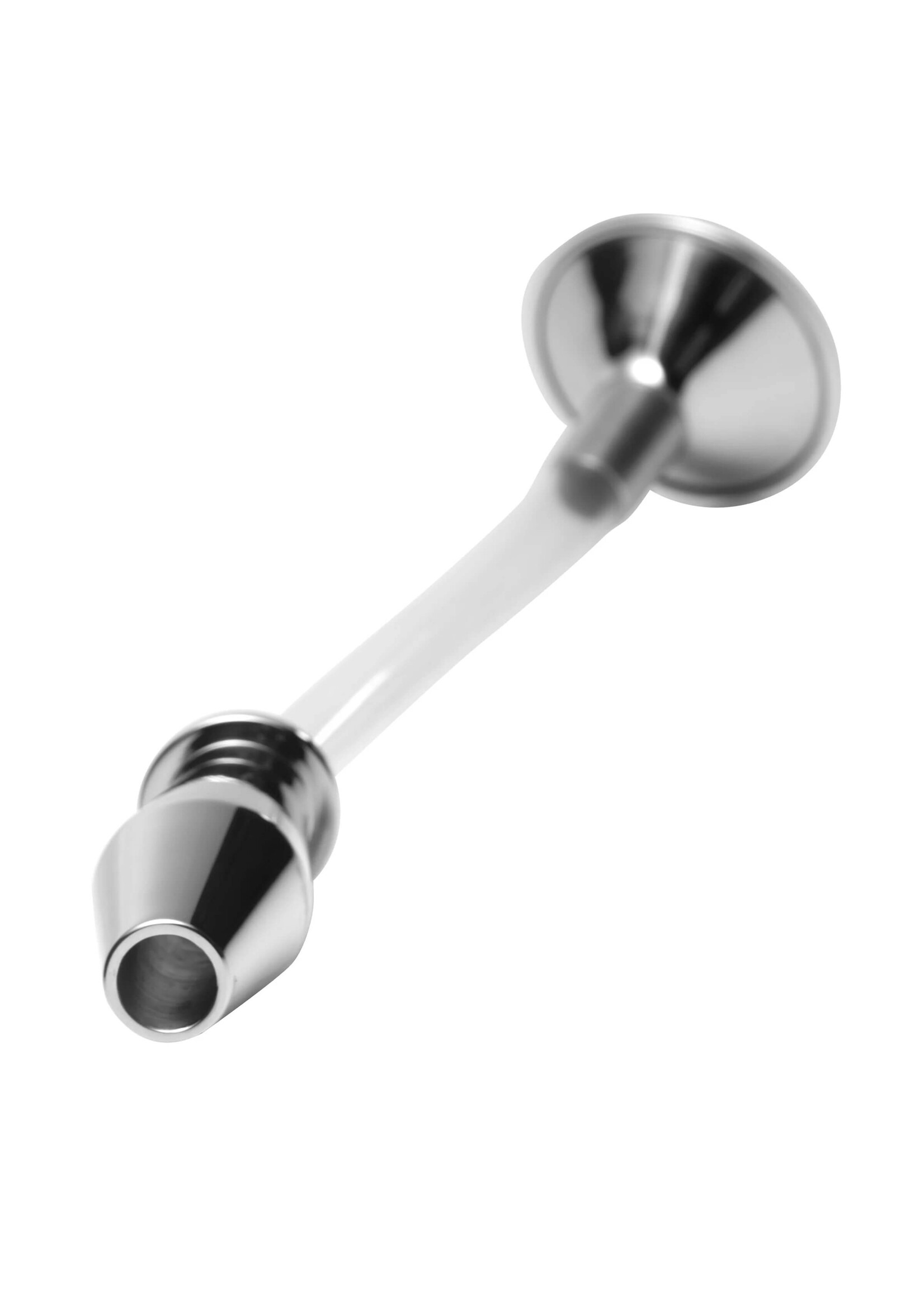 Stainless Steel Ass Funnel With Hollow Anal Plug