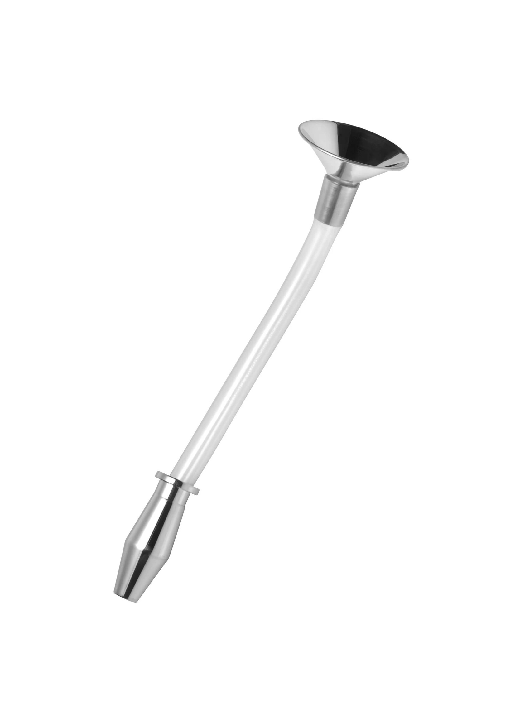 Stainless Steel Ass Funnel With Hollow Anal Plug