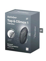 Satisfyer Tap and Climax 1 Vibrator - Grey