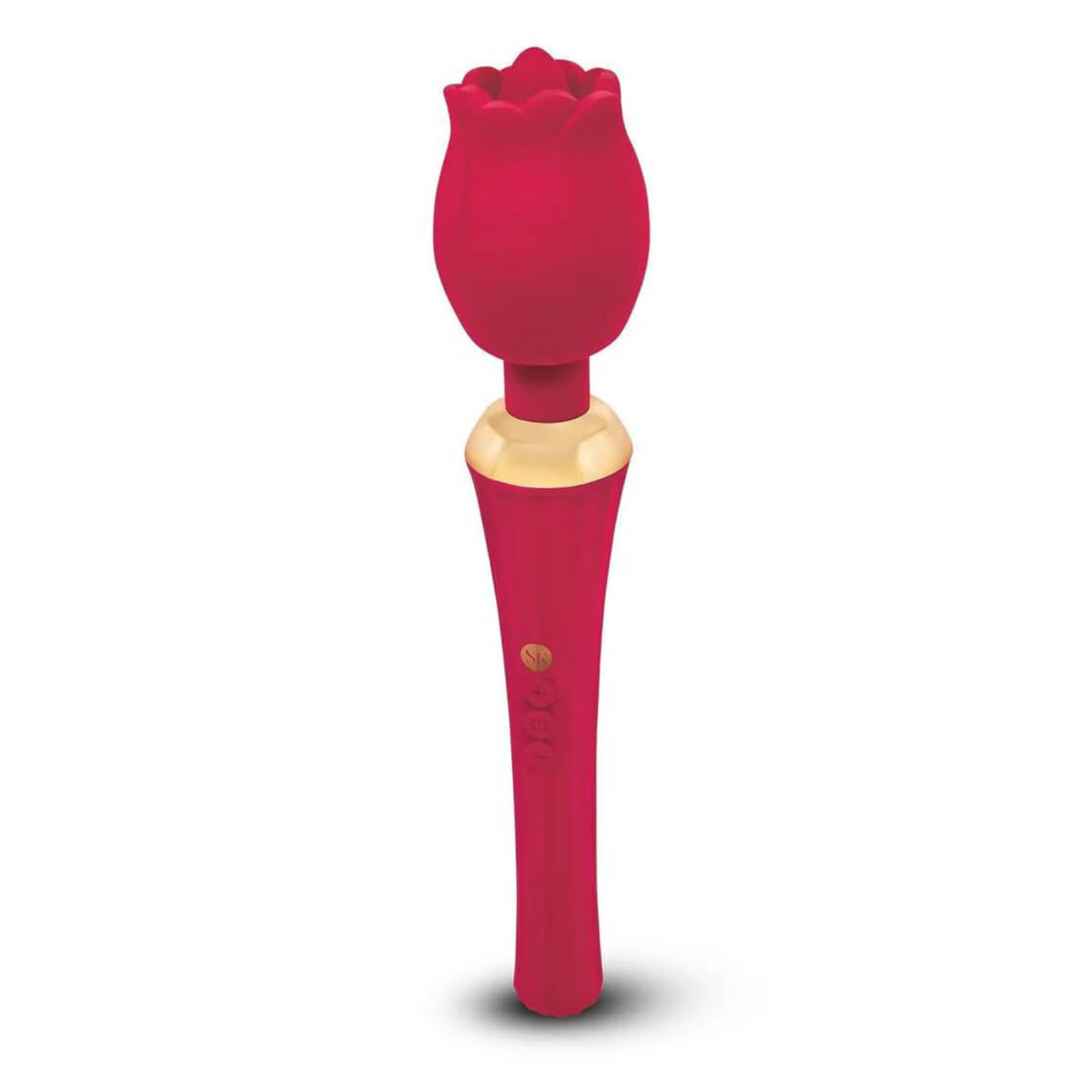 Xgen Secret Kisses Rosegasm Bouquet Rose Wand - Red