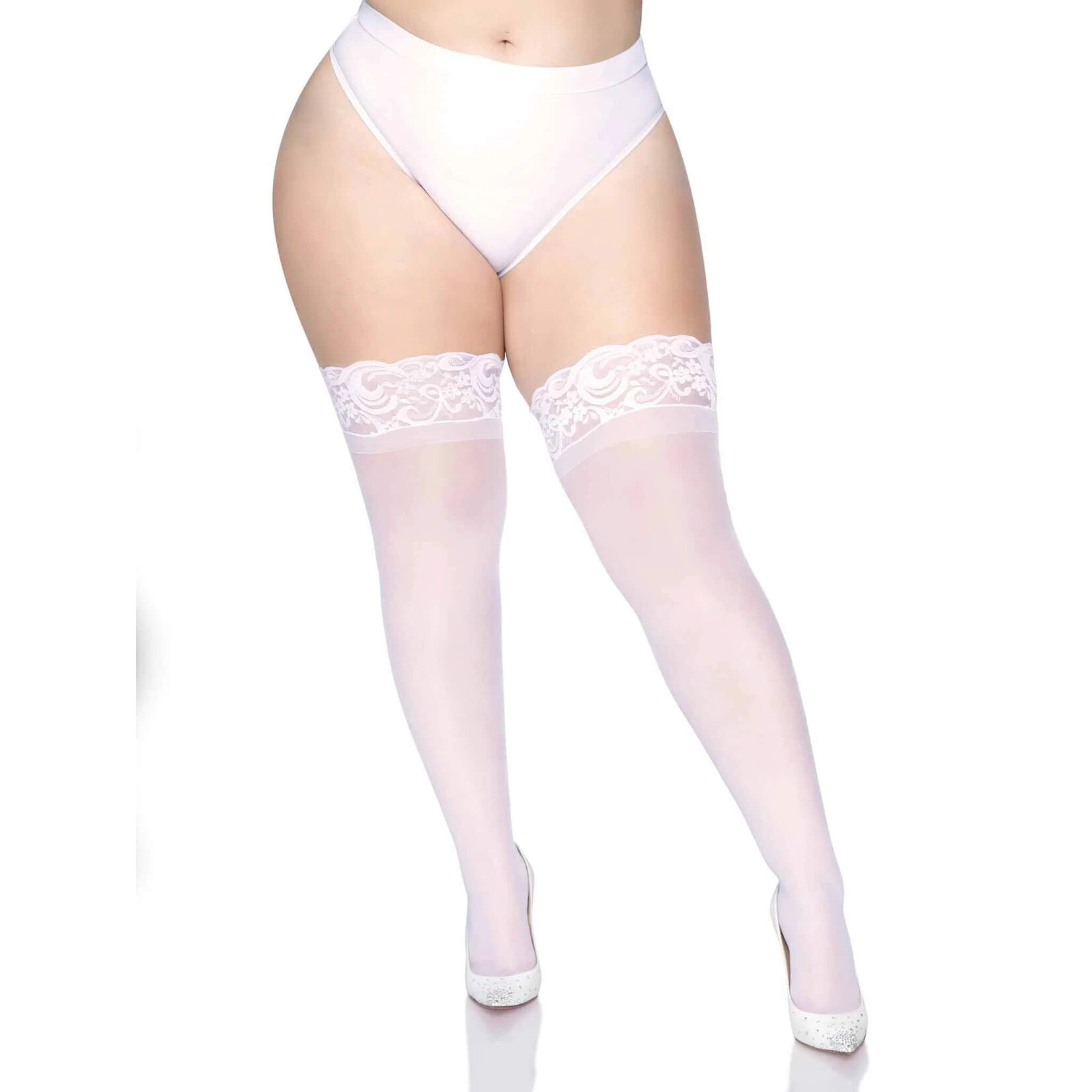 Leg Avenue Nora Thigh High Lace Stockings