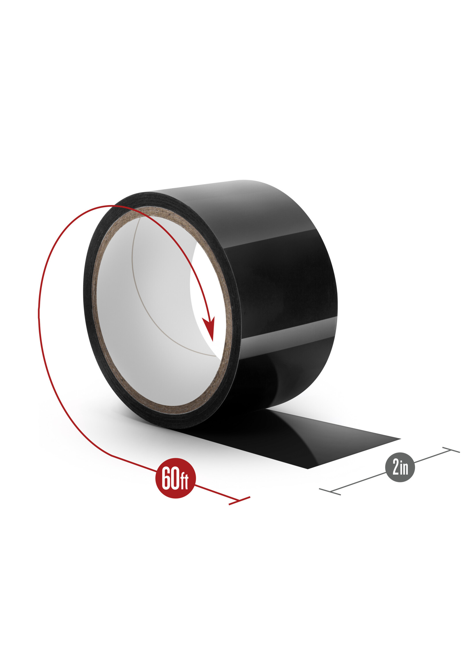 Temptasia Bondage Tape 60ft Black