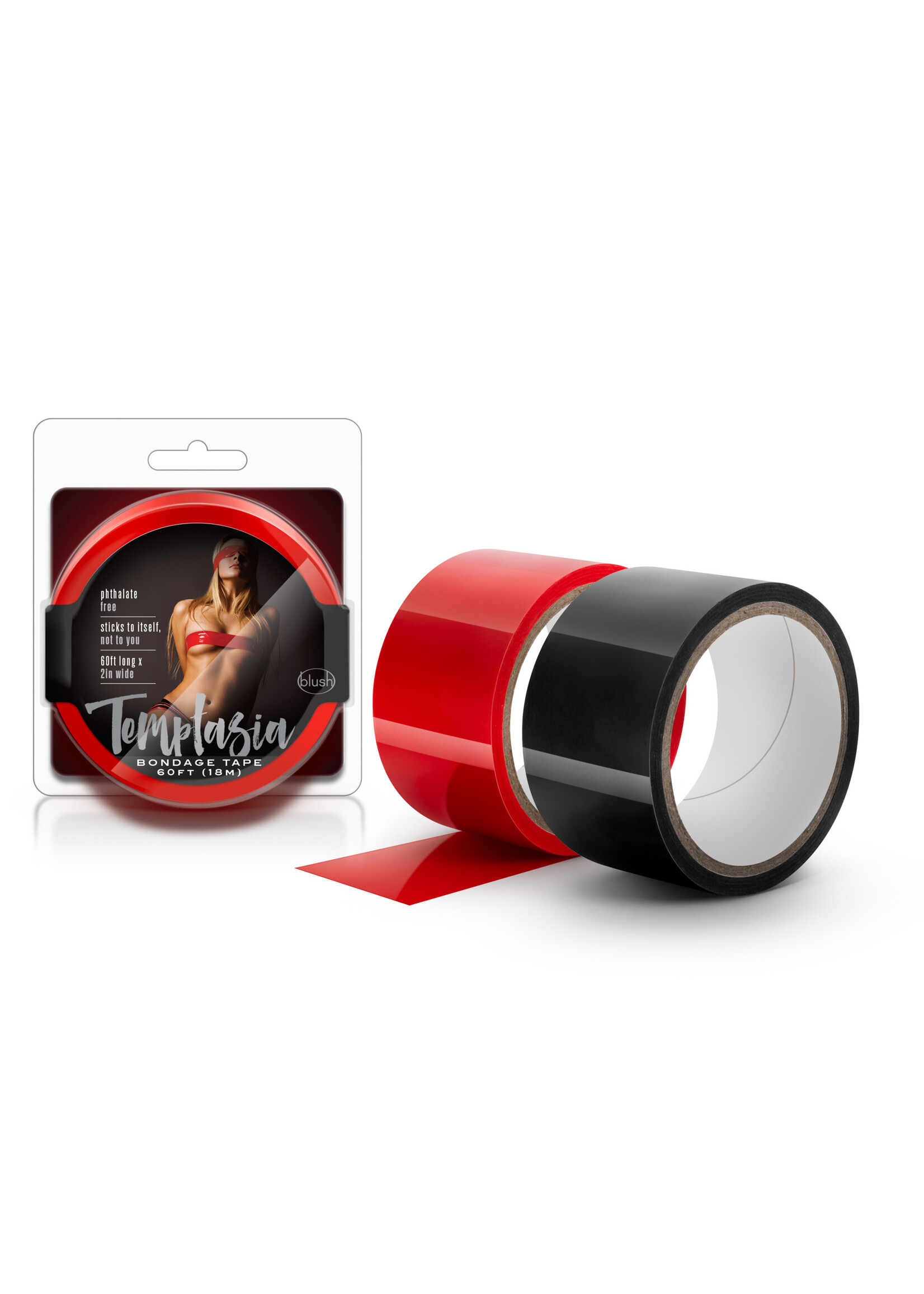 Temptasia Bondage Tape 60ft Black