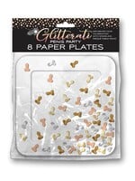 Glitterati Penis Party Plates - Pack of 8