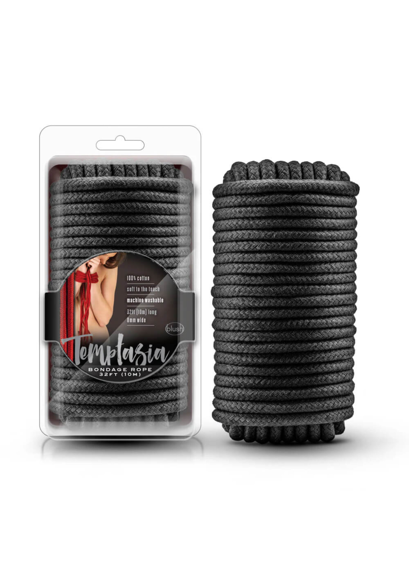 Temptasia - Bondage Rope - 32 Feet - Black