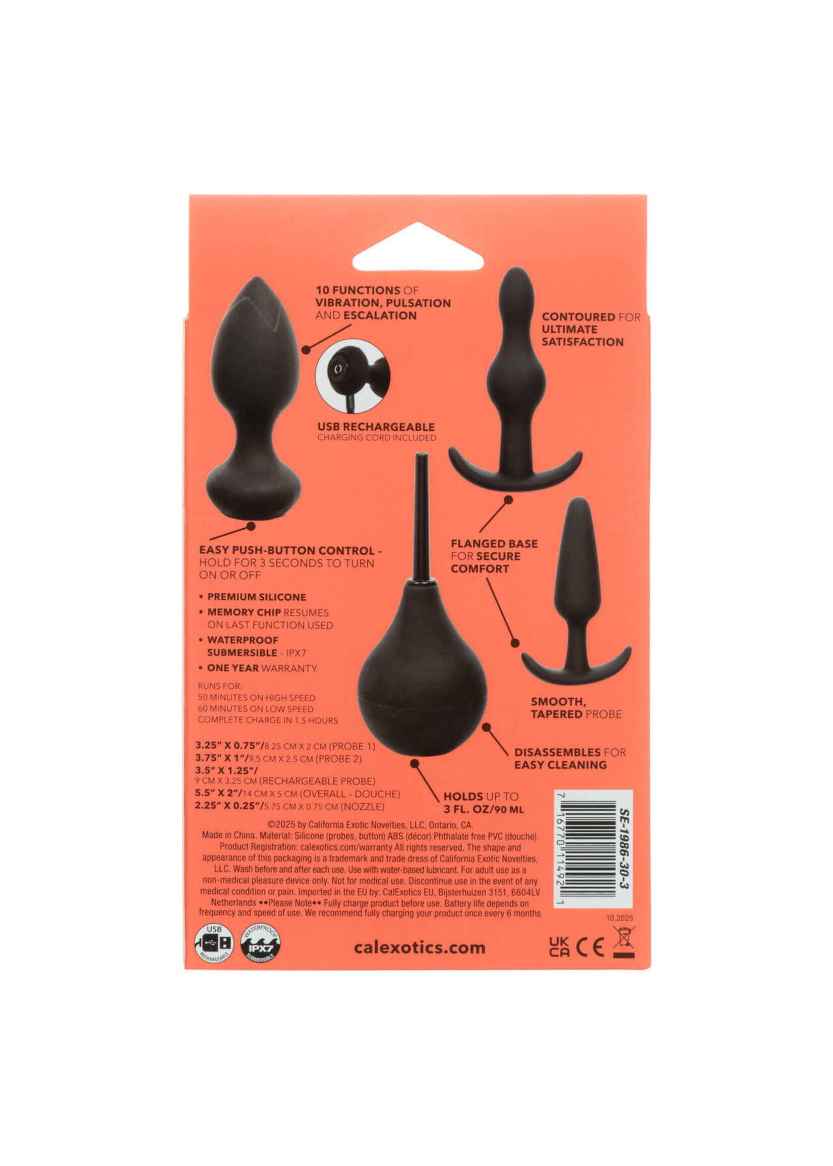 Cal Exotic Novelties Pleasure Kits Anal Explorer Collection