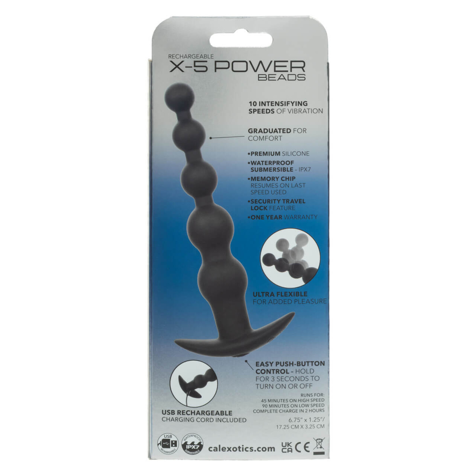 Cal Exotic Novelties Rechargeable X-5 Power Beads