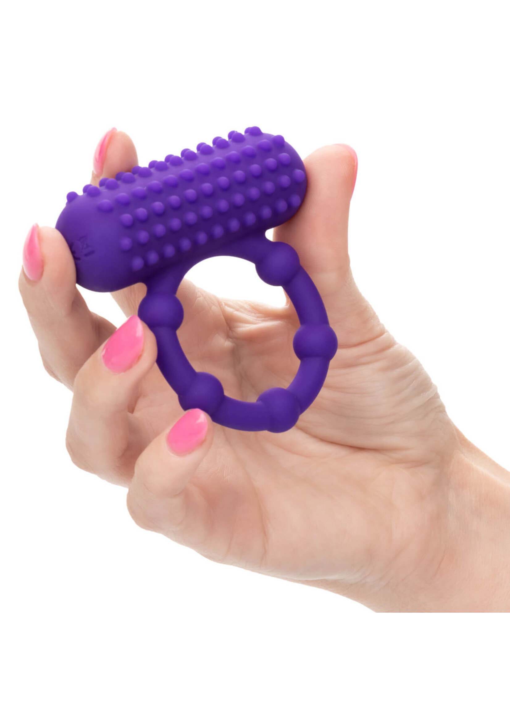Cal Exotic Novelties Silicone Rechargeable 5 Bead Maximus Ring