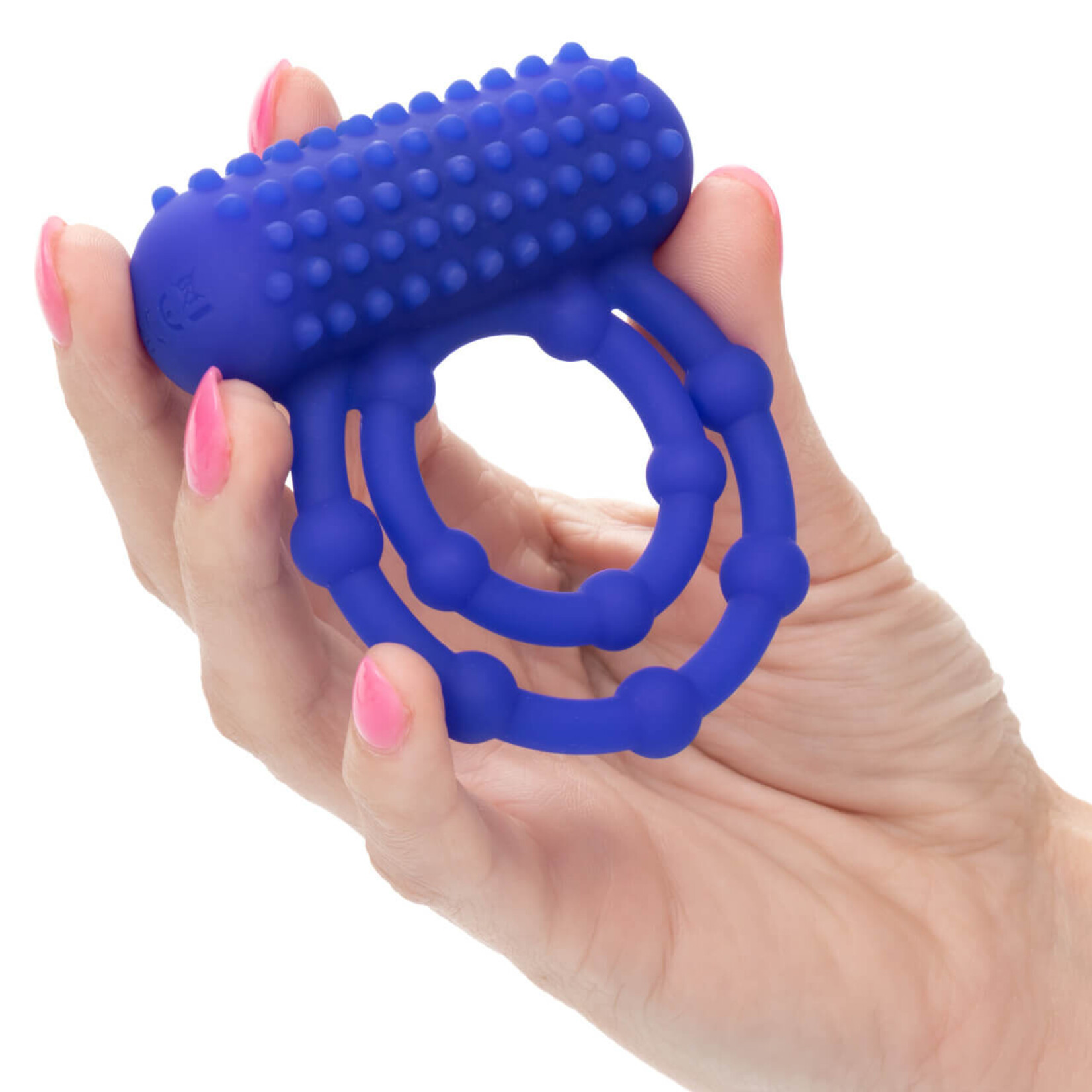 Cal Exotic Novelties Silicone Rechargeable 10 Bead Maximus Ring